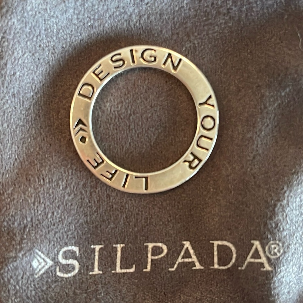 Sterling silver charm from Silpada